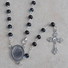 Glass beads rosary